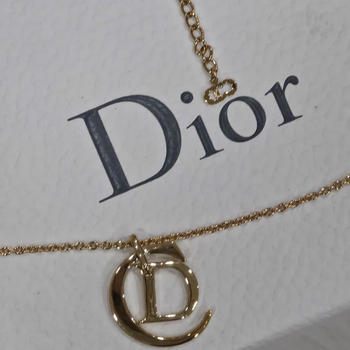 희귀) 디올 CD로고 금장 목걸이 상품이미지6