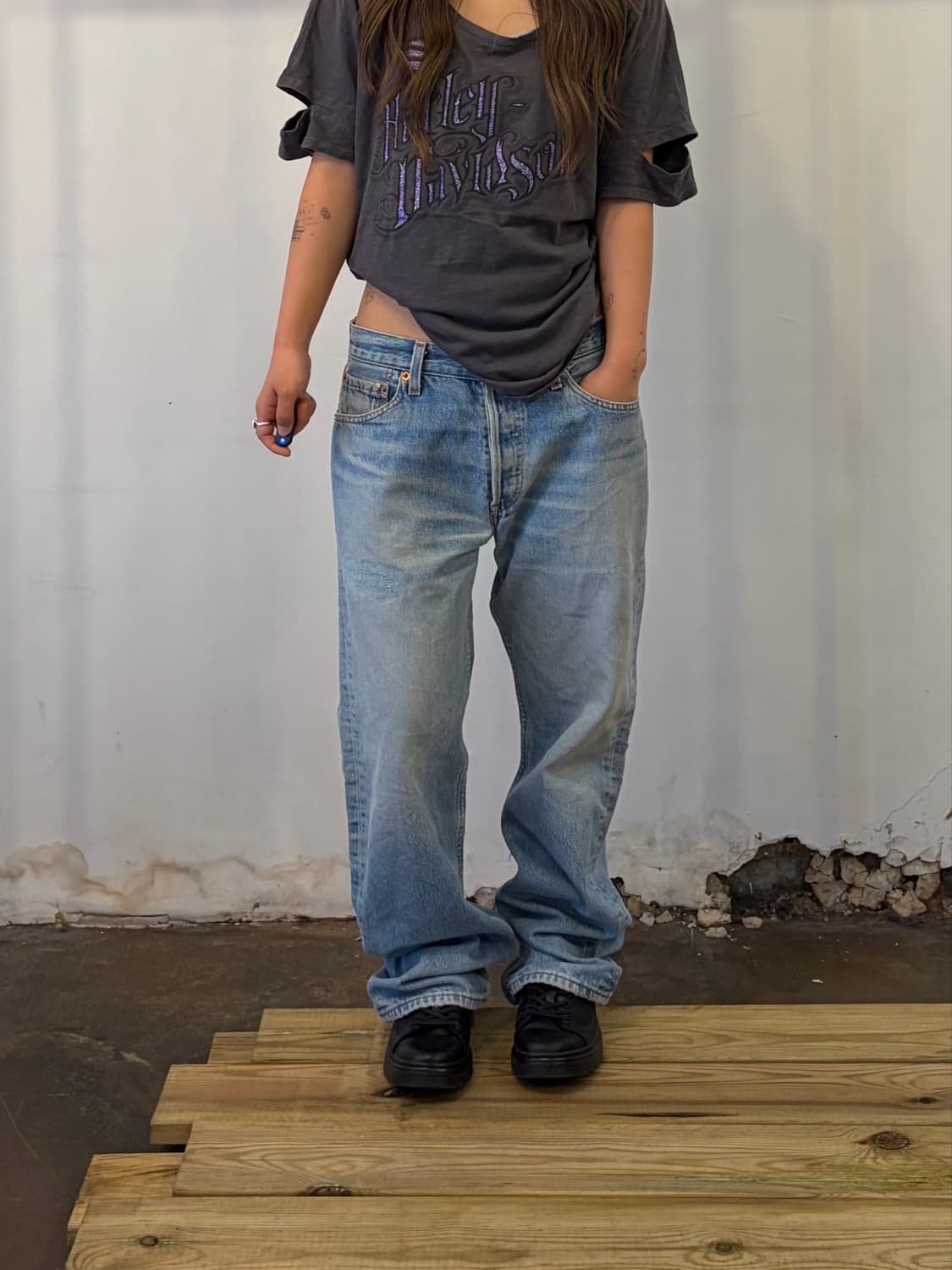 Levi’s 501 빈티지 페이드 데님 팬츠 상품이미지1