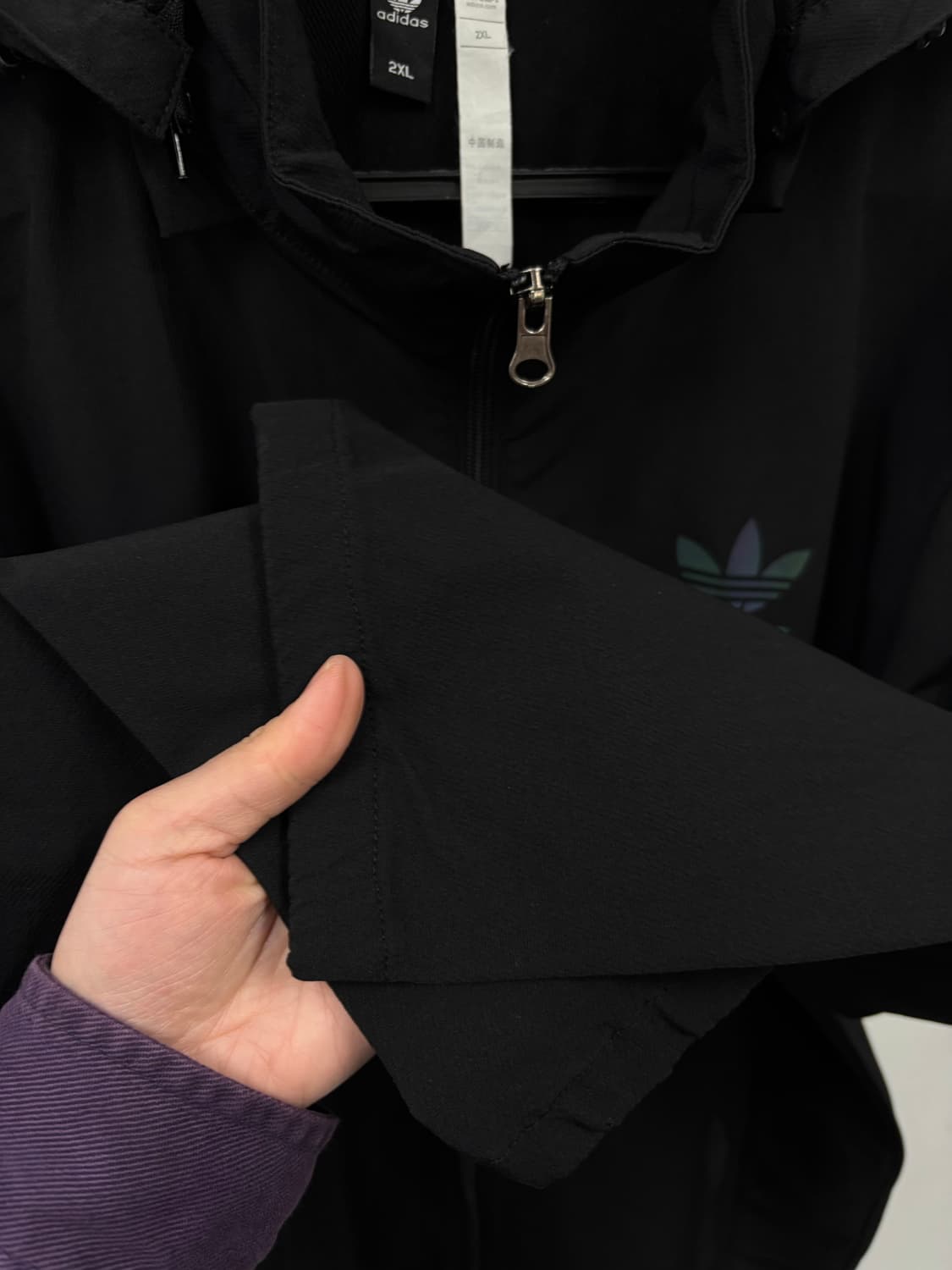 아디다스 후드탈착 텐셀 바람막이 상품이미지3