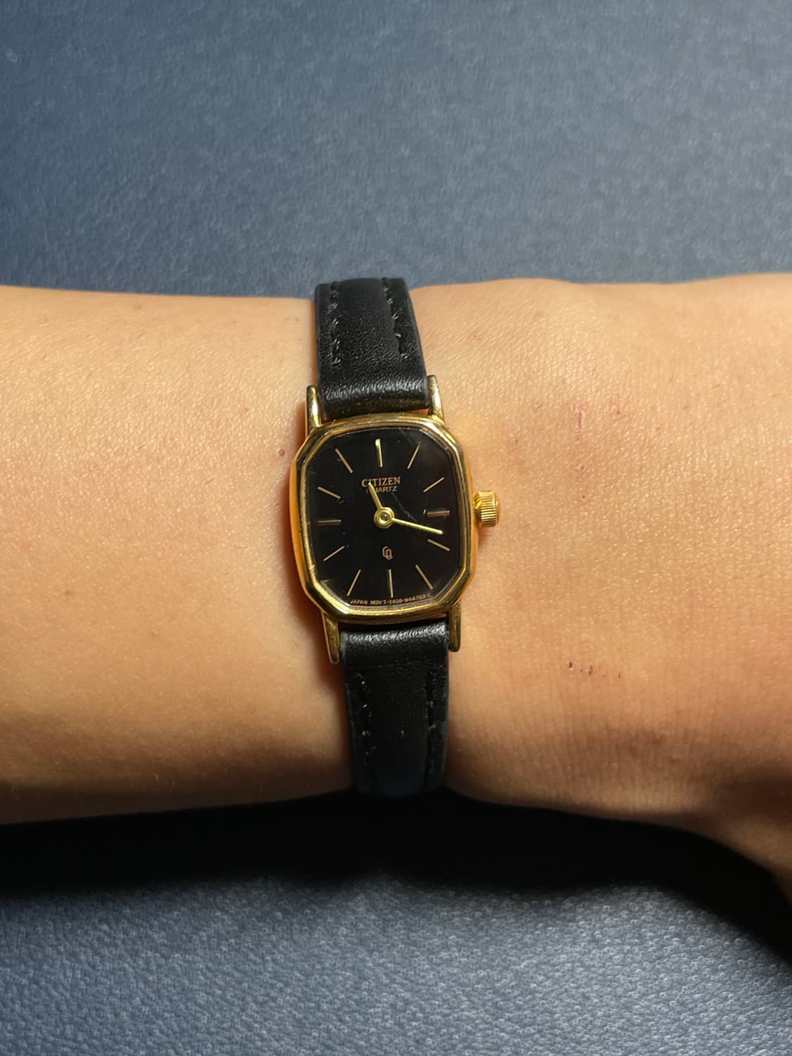 빈티지 시티즌 쿼츠 레더 시계 상품이미지4