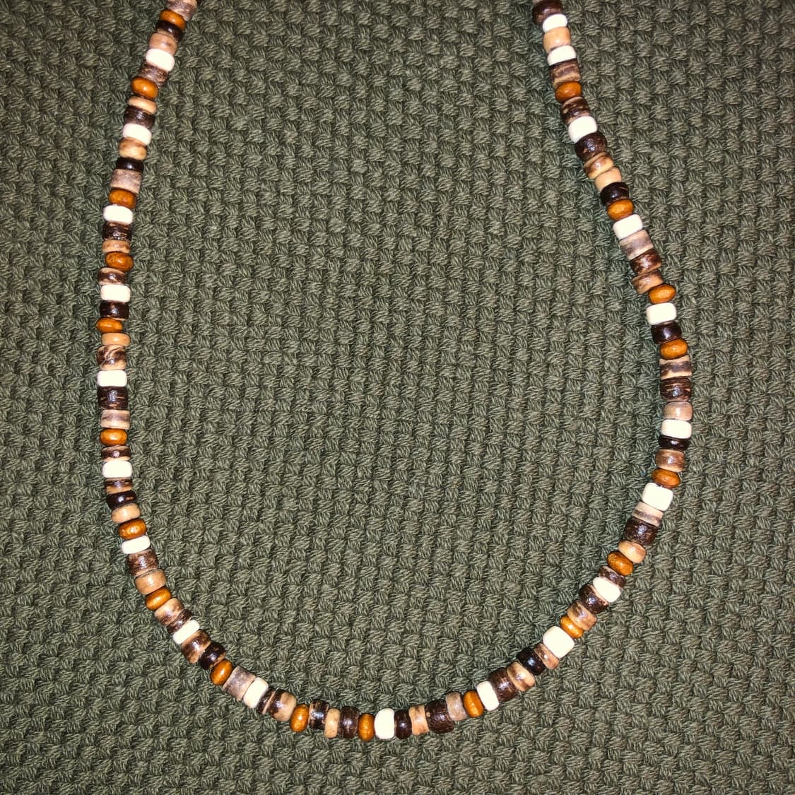 [hand made] 빈티지 우드비즈 목걸이 상품이미지3