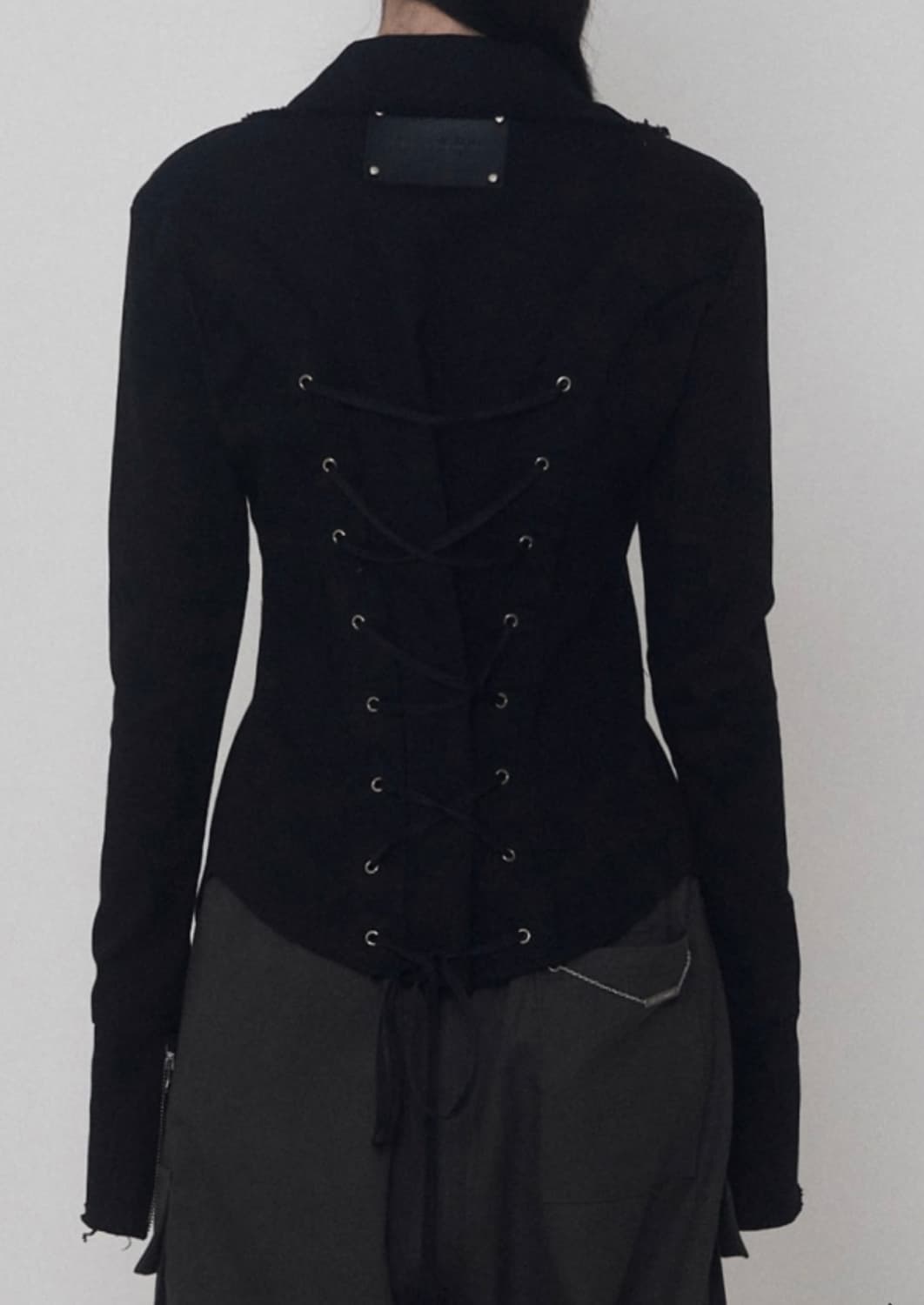 에트오소메 데미지 코르셋 자켓 Damage Eyelet Corset 상품이미지2
