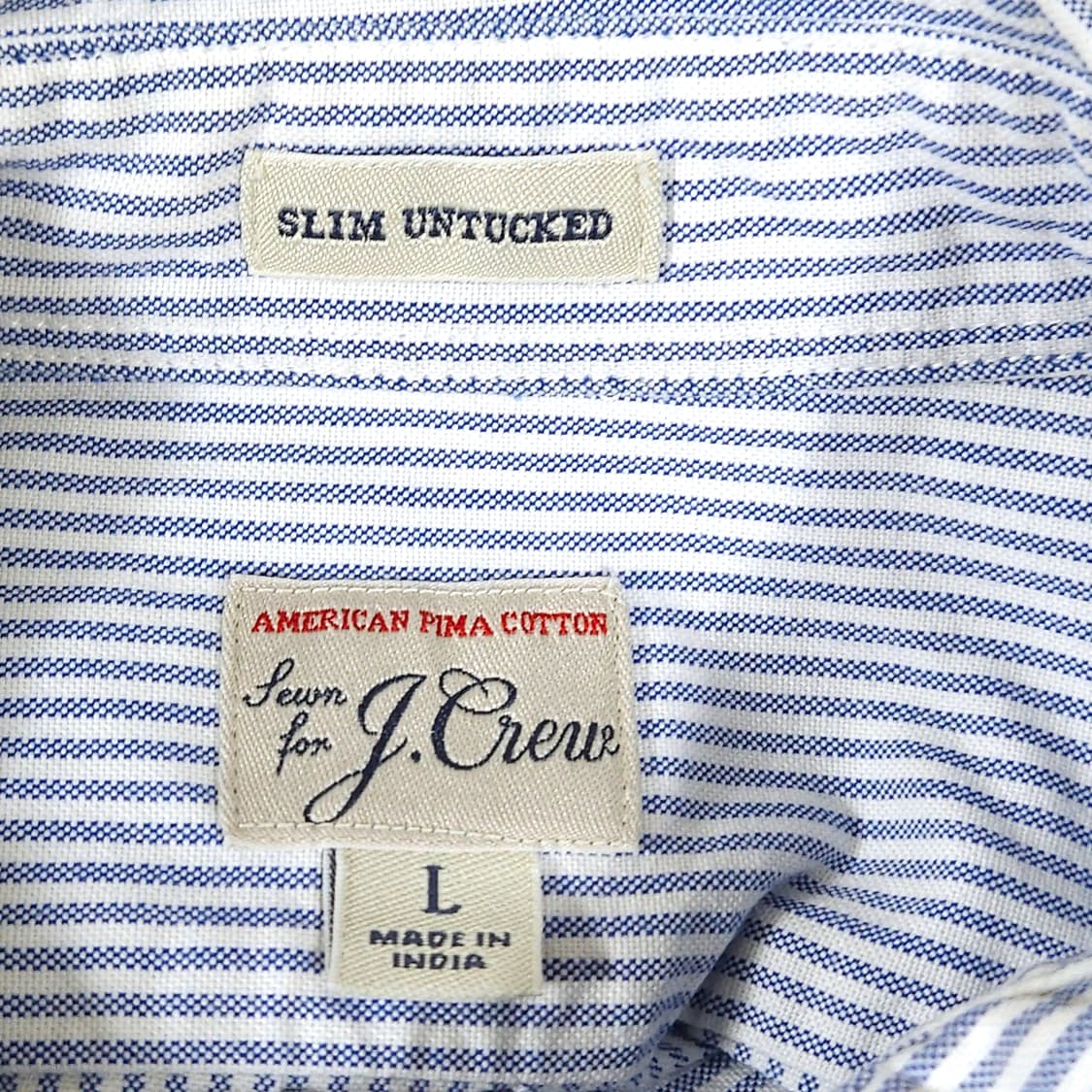 105)JCrew 제이크루 스트라이프 셔츠 슬림언턱드 여름제외 상품이미지4