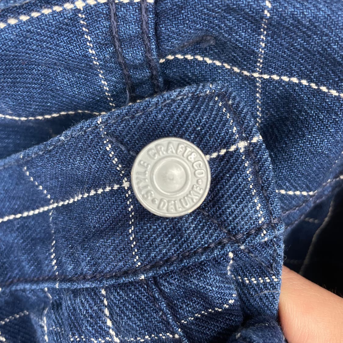 에비수 패턴 인디고워싱 데님팬츠 상품이미지7