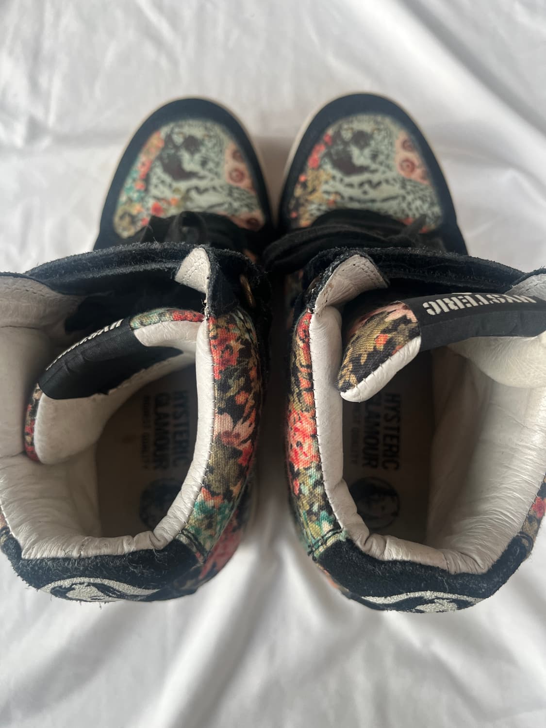 히스테릭 글래머 플라워 레오파드 하이탑 플랫폼 스니커즈 운동화 신발 상품이미지4