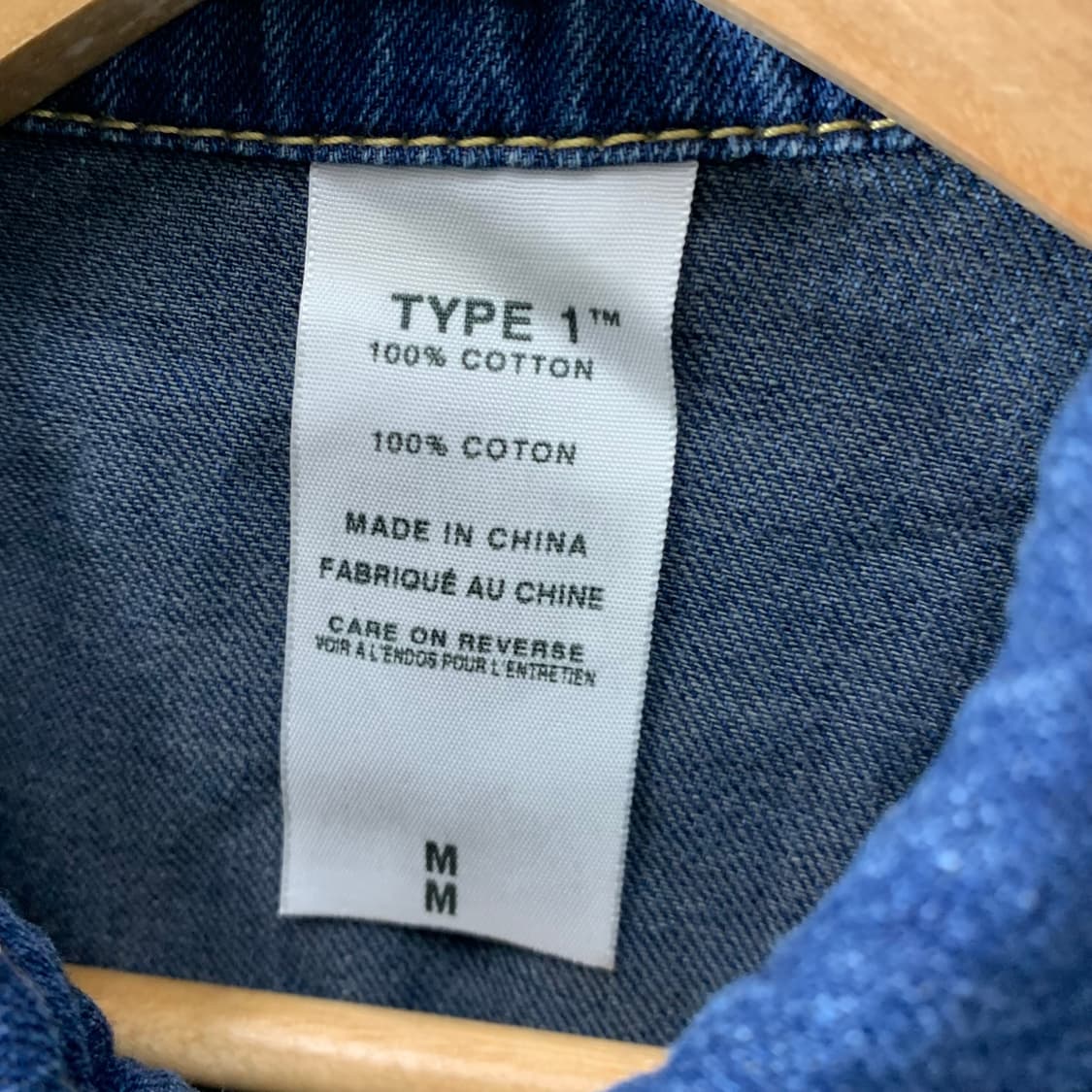 리바이스 타입1 데님 셔츠 상품이미지4