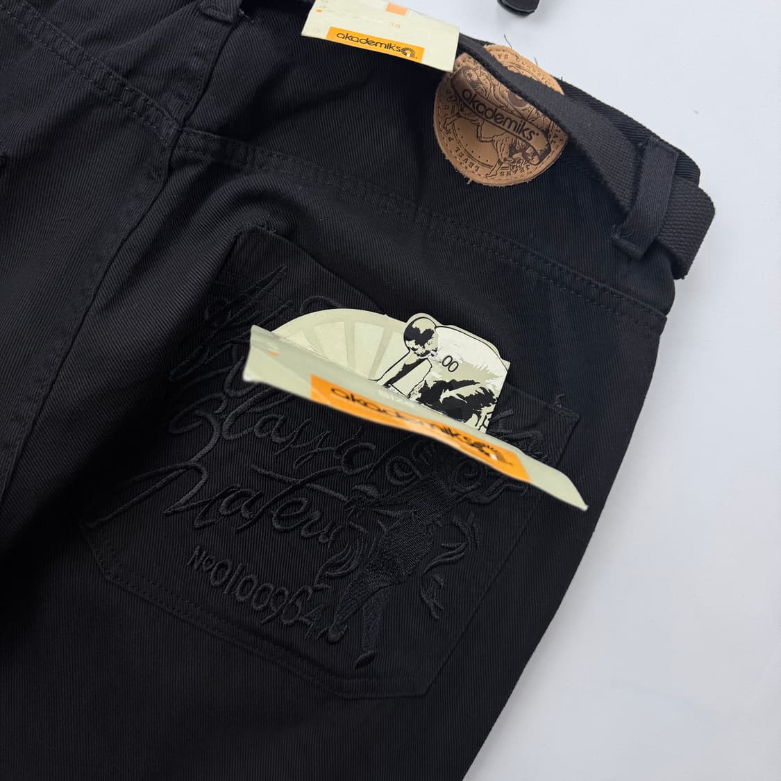 Akademiks 벨티드 자수 코튼 팬츠 상품이미지8