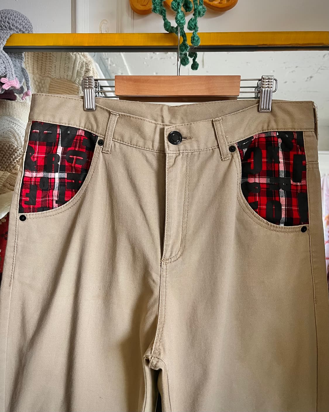 Japanese Vintage Check Docking Pants 상품이미지4