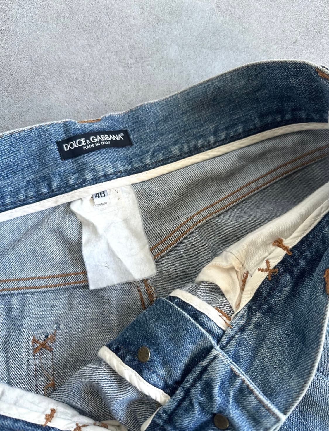 돌체앤가바나 00s 디스트로이드 포켓 데님팬츠 상품이미지9