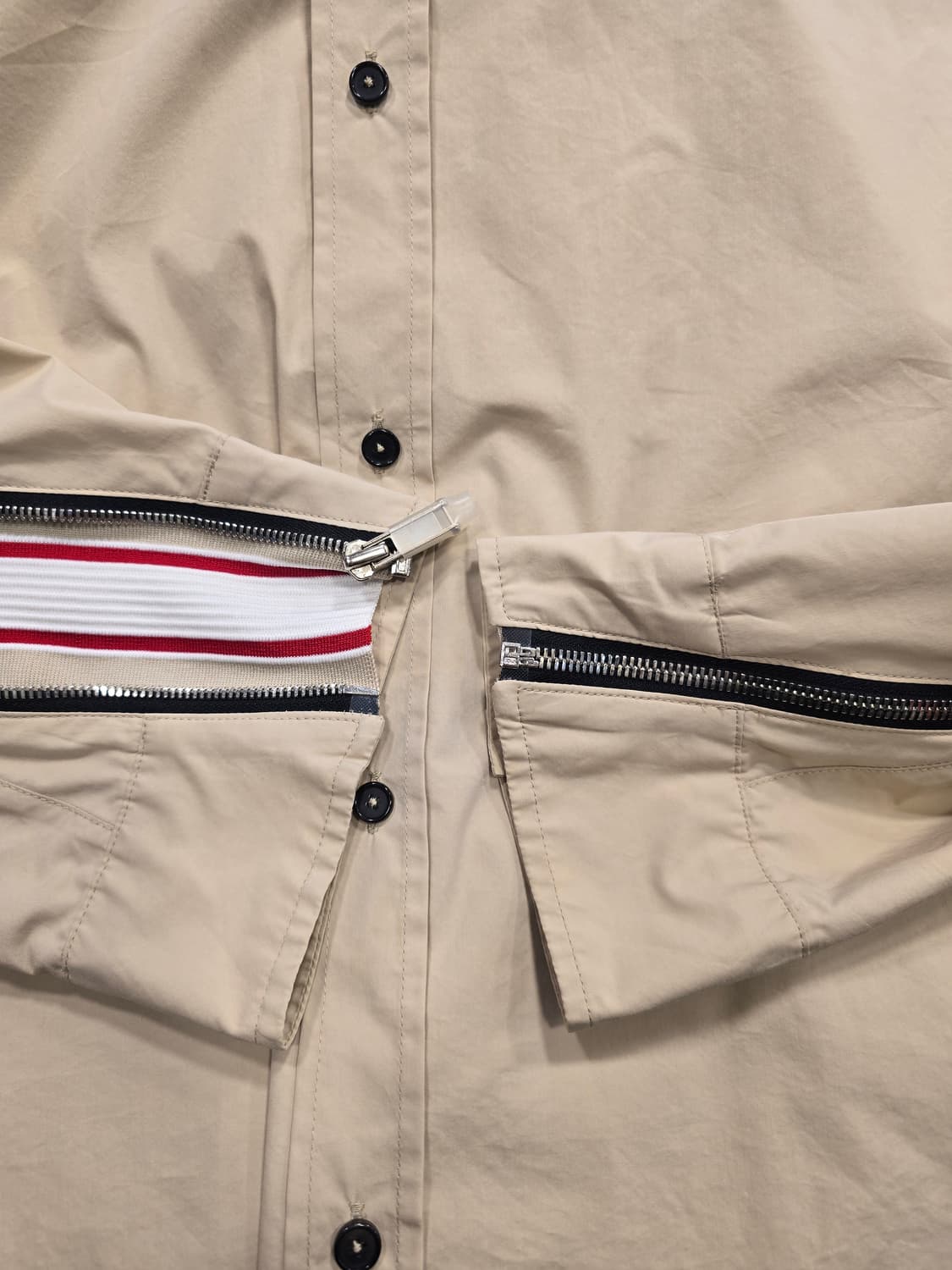 시스템 옴므 베이지색 오퍼핏 셔츠 95~100 상품이미지8