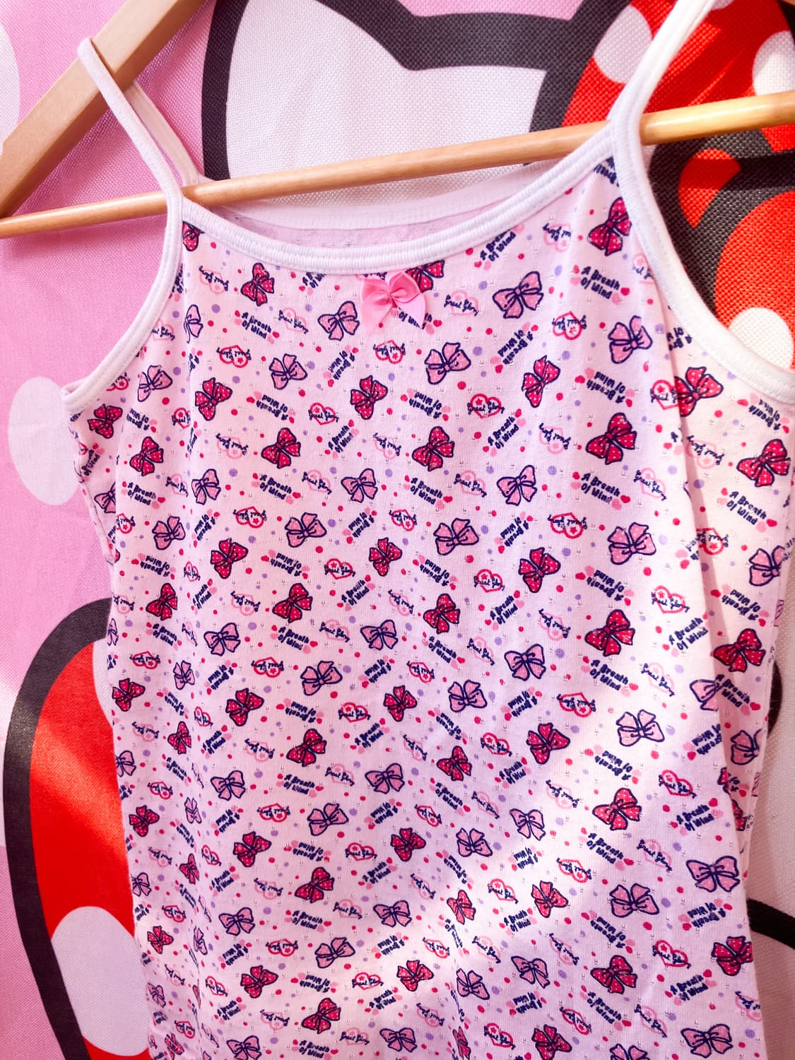 jpn 하트 리본 슬리브리스 상품이미지2