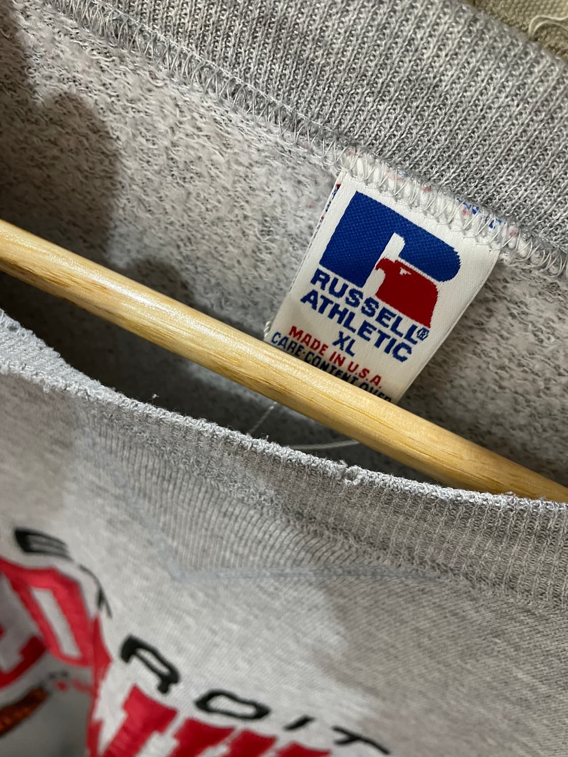 90‘s U.S.A. RED WINGS NHL 스웻셔츠 상품이미지5
