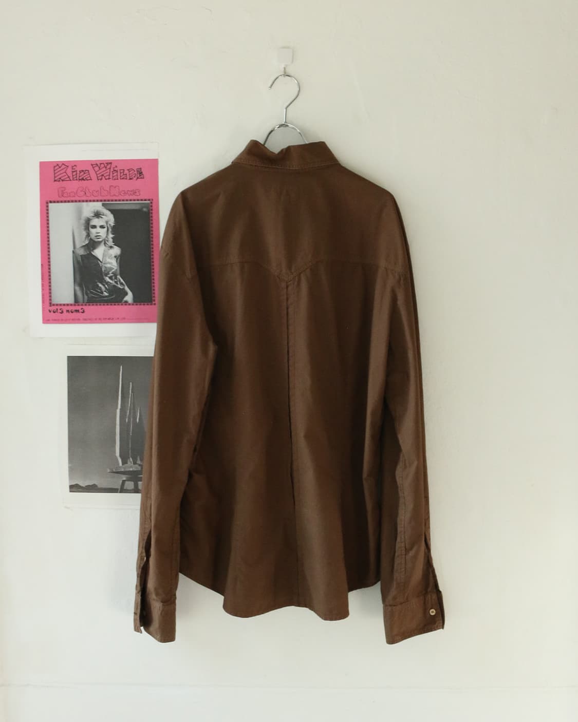 카발리 브라운 웨스턴 셔츠 상품이미지5