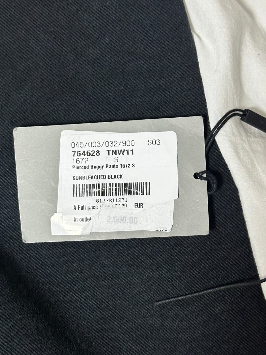 [S] 발렌시아가 피어싱 데님 배기 데님 상품이미지6