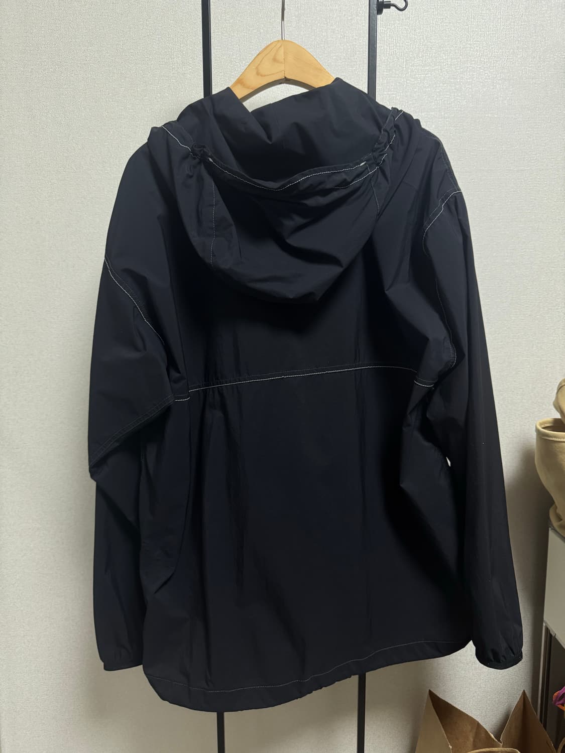 앤드원더 퍼텍스 윈드 자켓 블랙  상품이미지4