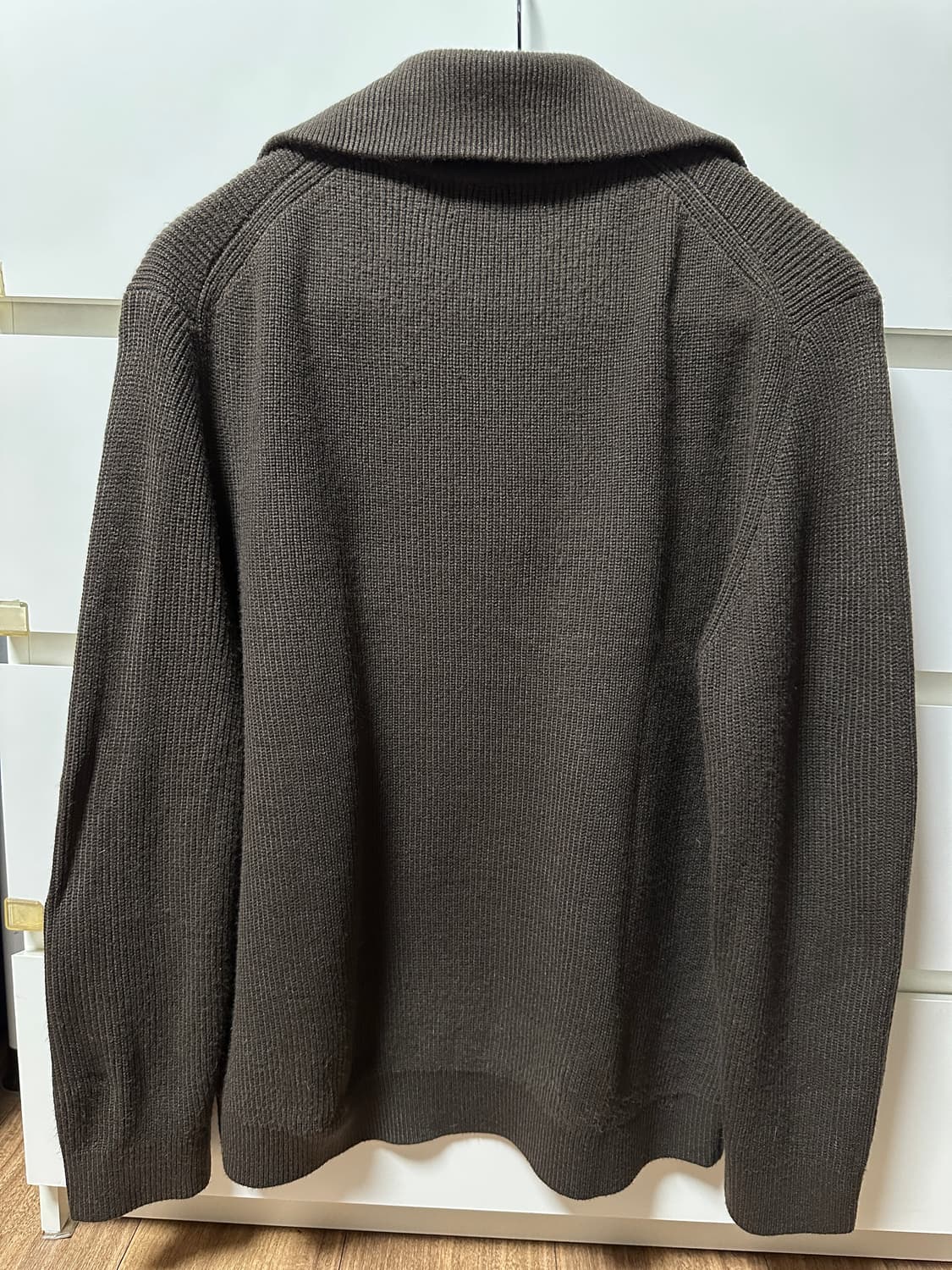 [100] 마인드브릿지 mindbridge 하프 집업니트 브라운 상품이미지3