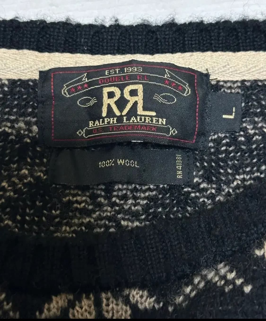 RRL 노르딕 니트 올드 3스타 제품 (L, 라지) 상품이미지3