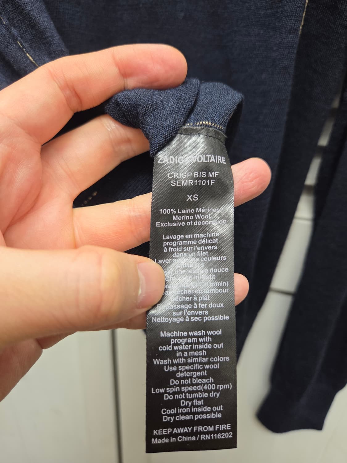 자딕앤볼테르 메리노울 니트 상품이미지5