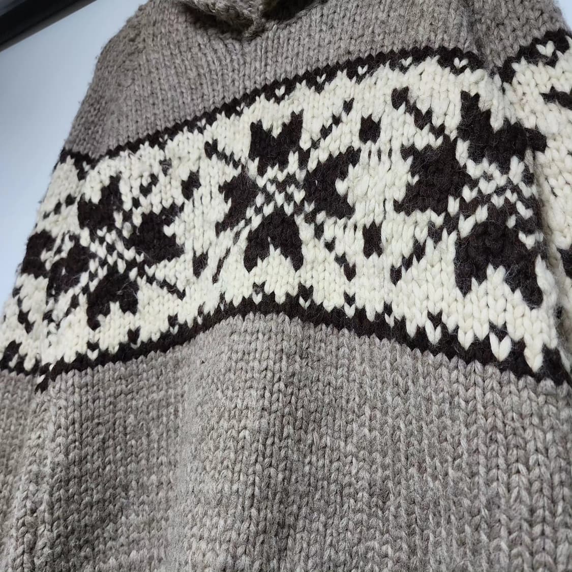 [Vintage] 빈티지 코위찬 숄카라 헤비 스웨터니트 상품이미지4