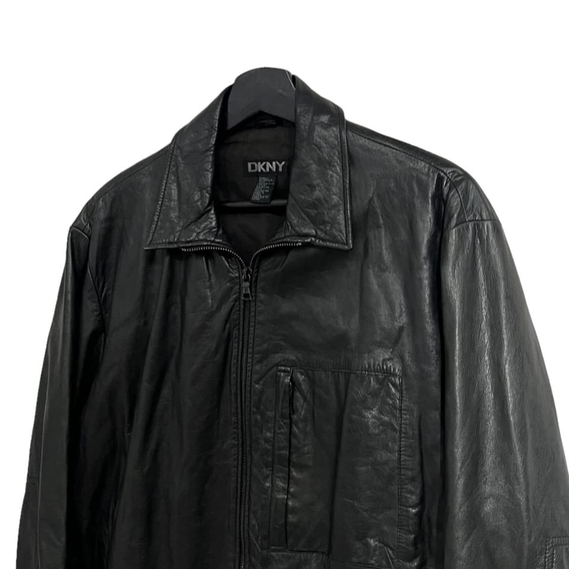 DKNY 리얼레더 집업 자켓 상품이미지4