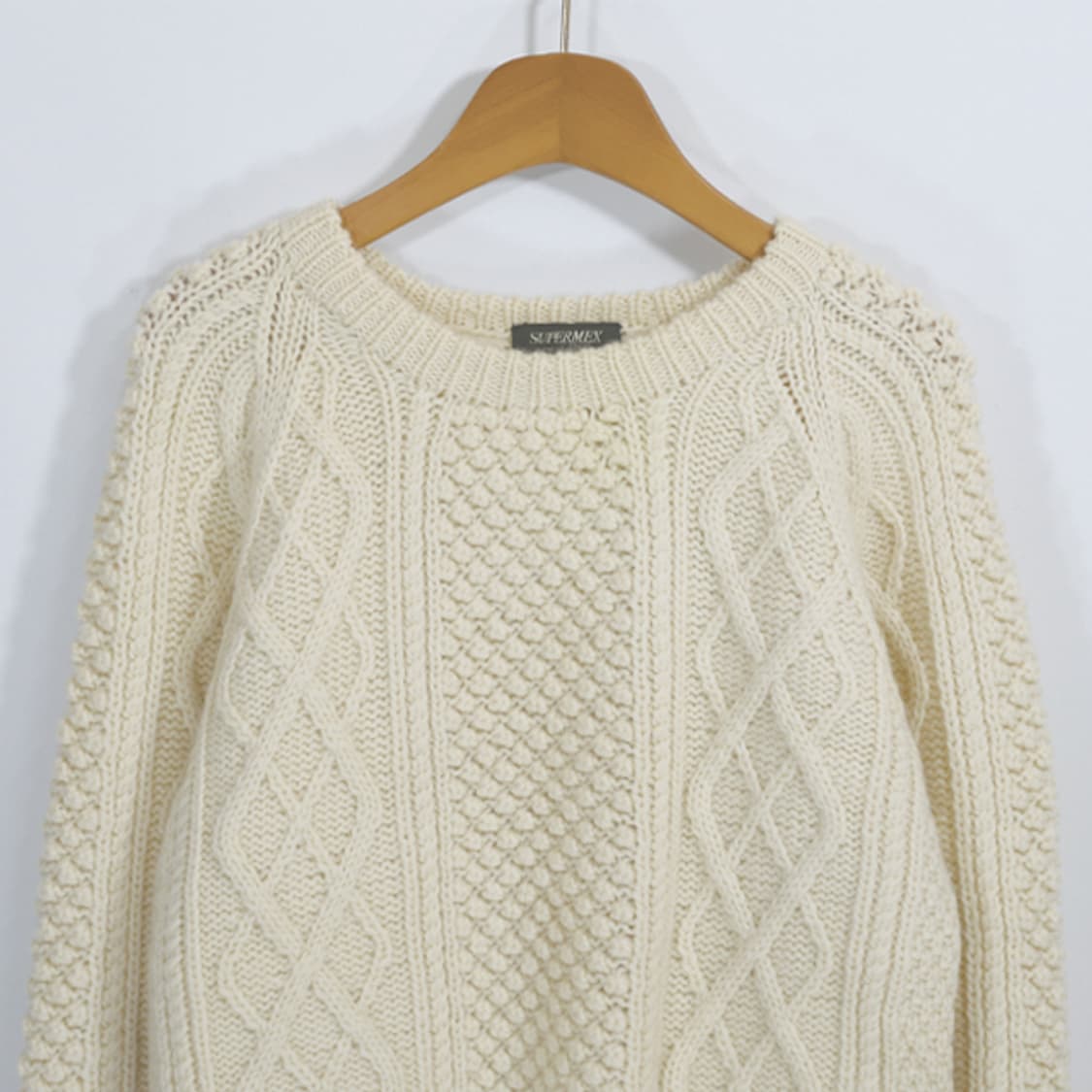SUPERMEX 빈티지케이블스웨터 상품이미지4