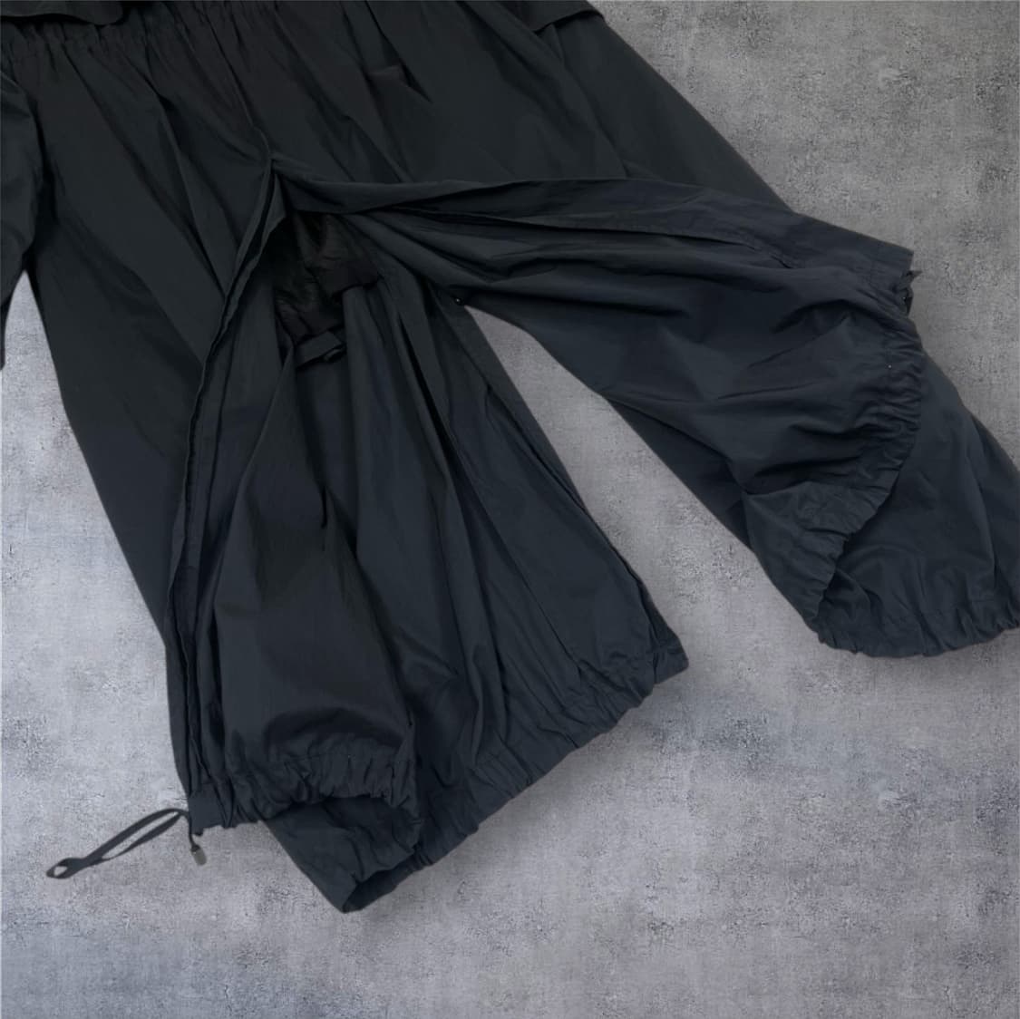 한섬 타임 TIME 블랙 드로우스트링 바람막이 롱 자켓 76 상품이미지10