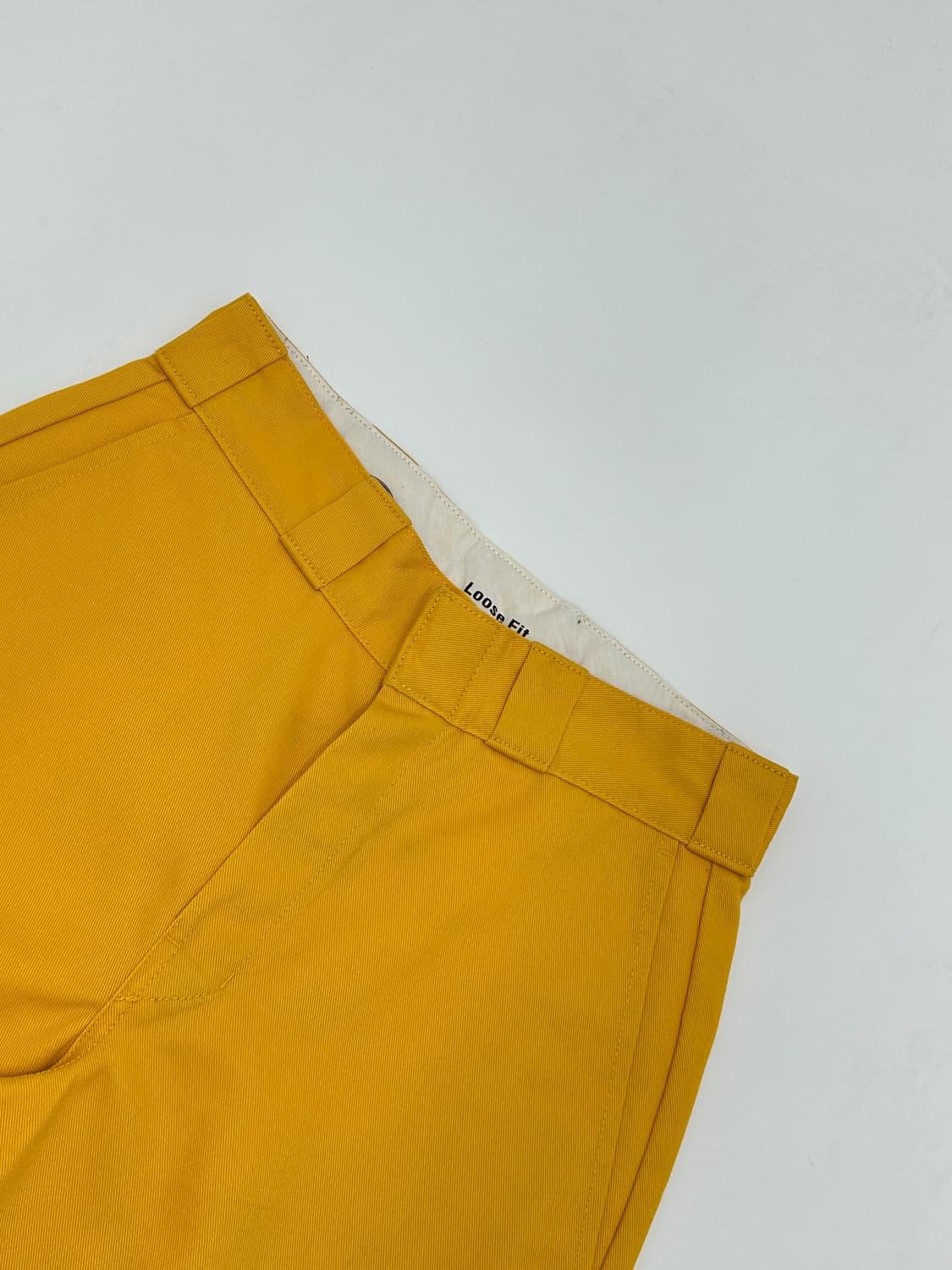 디키즈 옐로우 루즈핏 워크 숏츠 상품이미지2