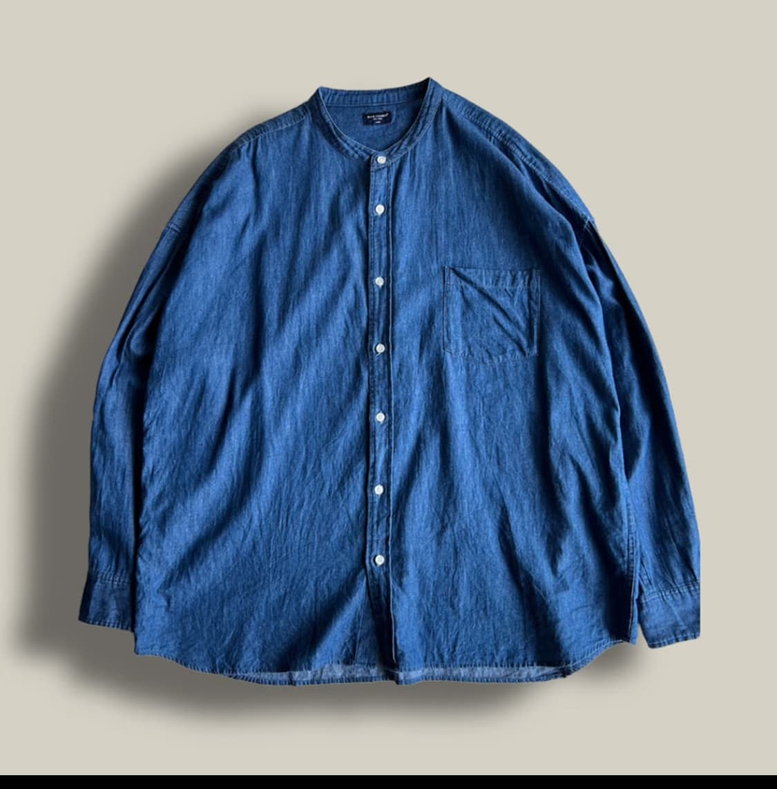 Back number 인디고 데님 셔츠  상품이미지3