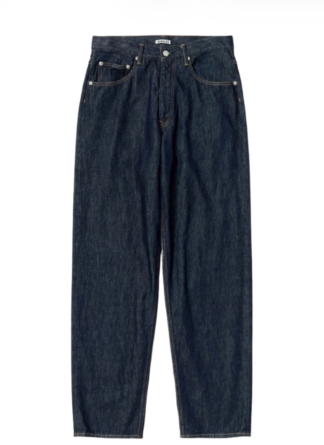 [34] 오라리 하드 트위스트 데님 와이드 팬츠 인디고 상품이미지1
