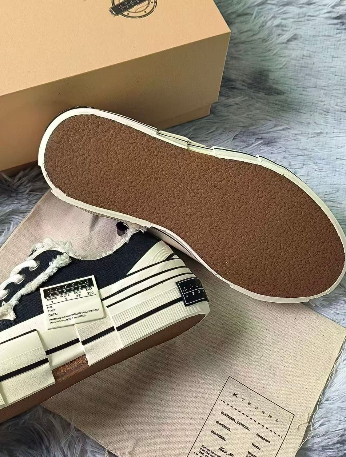 xVessel Lows Black 엑스베젤 펑첸왕 스니커 상품이미지3