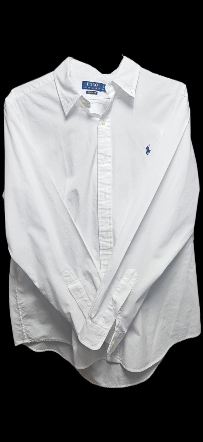 폴로 클래식핏 브러시드 포플린 셔츠(XL) 상품이미지1