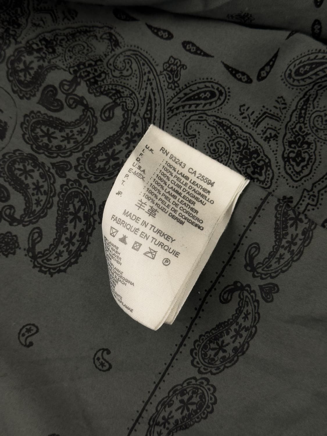 디젤 페이딩 레더 자켓 상품이미지9