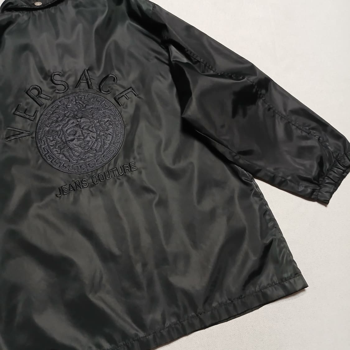90s 베르사체 빅로고 빈티지 오버핏 자켓 올드스쿨 상품이미지4