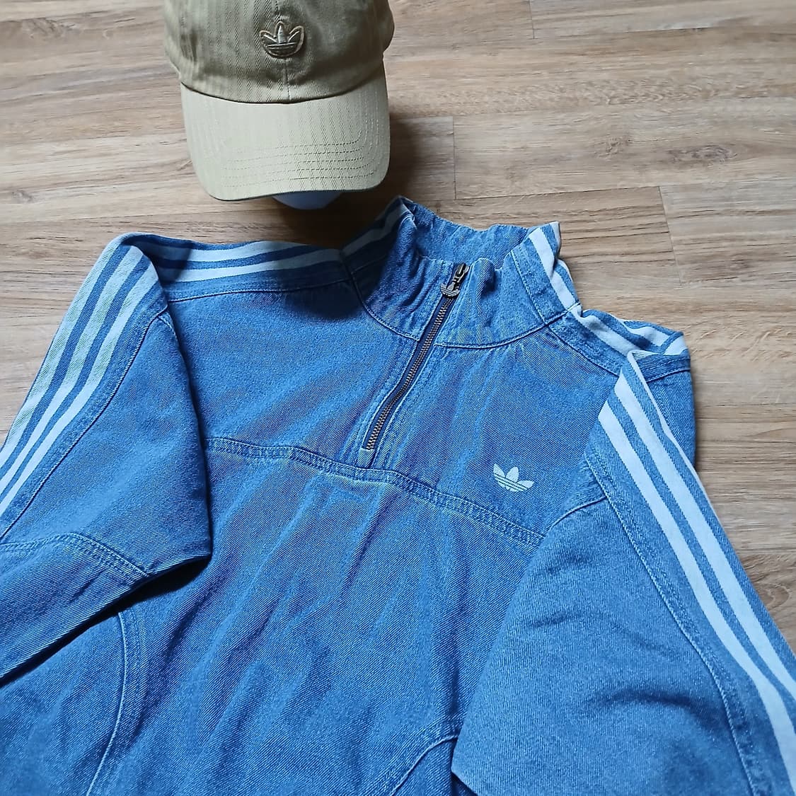 Adidas 아디다스 여성 데님 아노락 청 트랙탑 자켓 상품이미지1