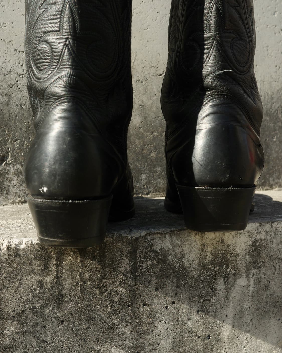 빈티지 블랙 웨스턴 부츠 와이드  상품이미지8