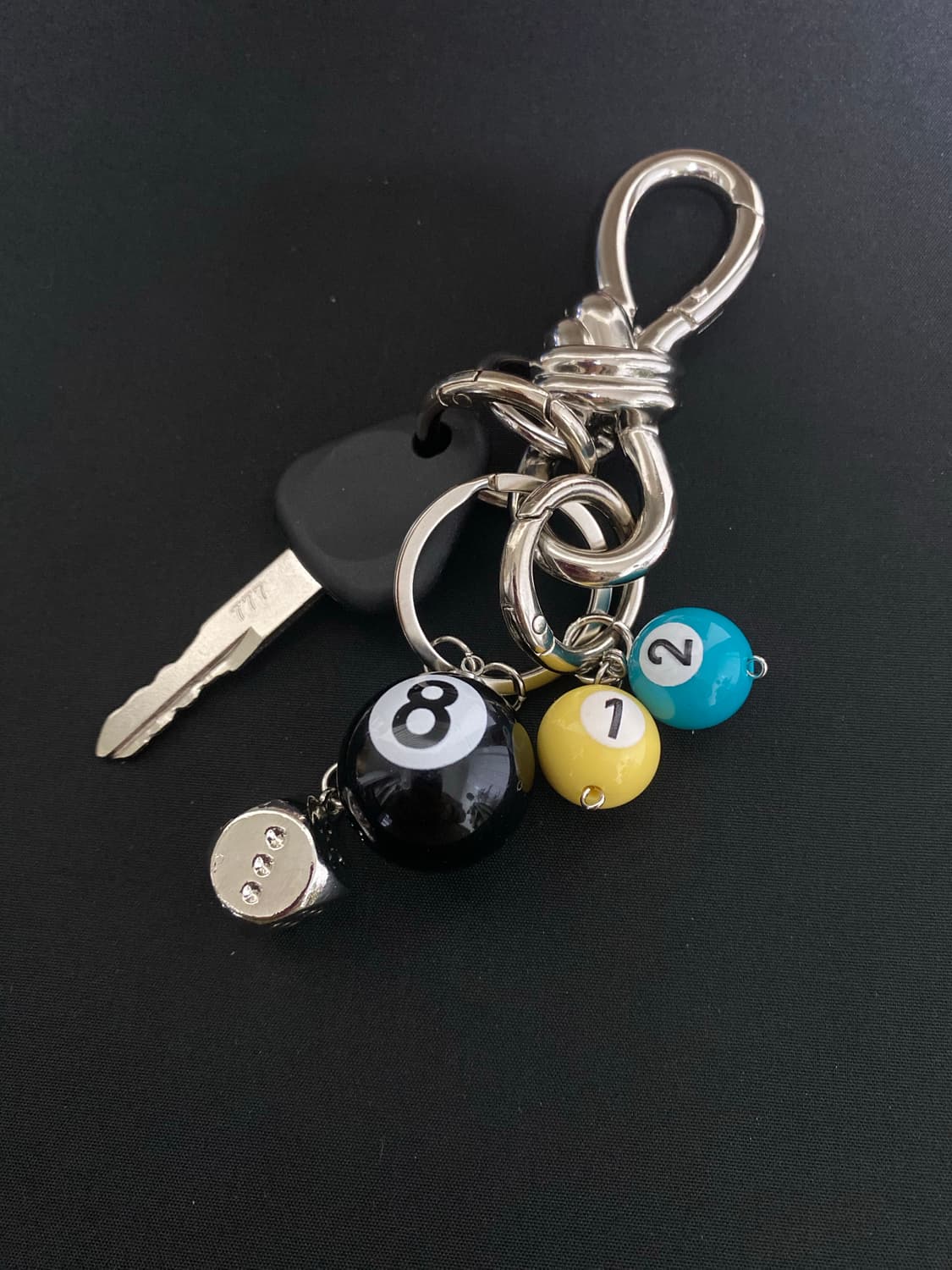 트위스트 매듭 카라비너 키링 상품이미지2