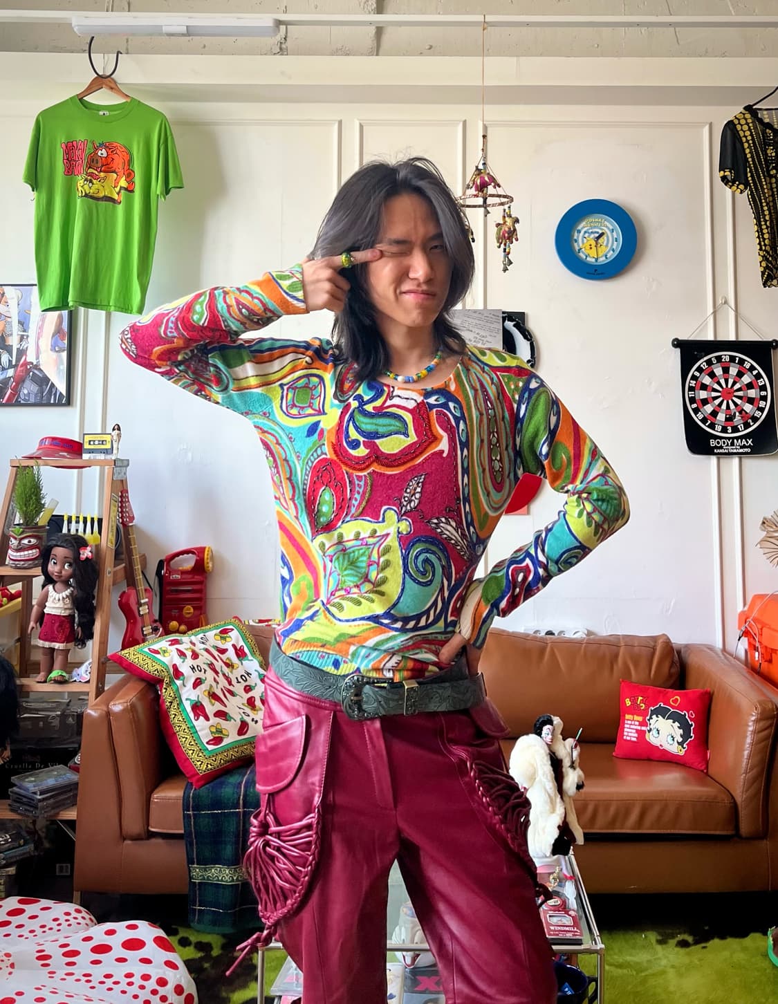 1980-90s Japanese 3D Psychedelic Top 상품이미지2