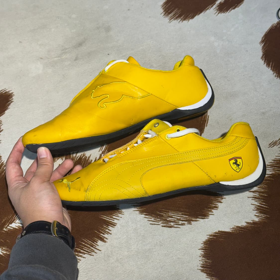 Puma x Ferrari speedcat Yellow (285) 상품이미지6
