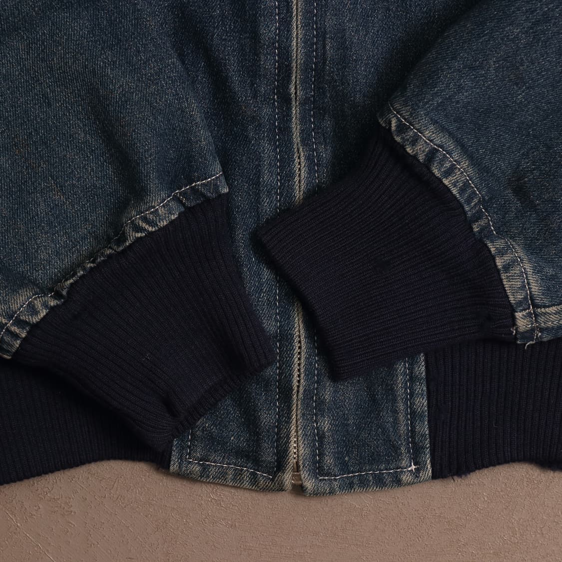 90's 준코시마다 크롭 봄버 데님자켓 A1705 상품이미지7
