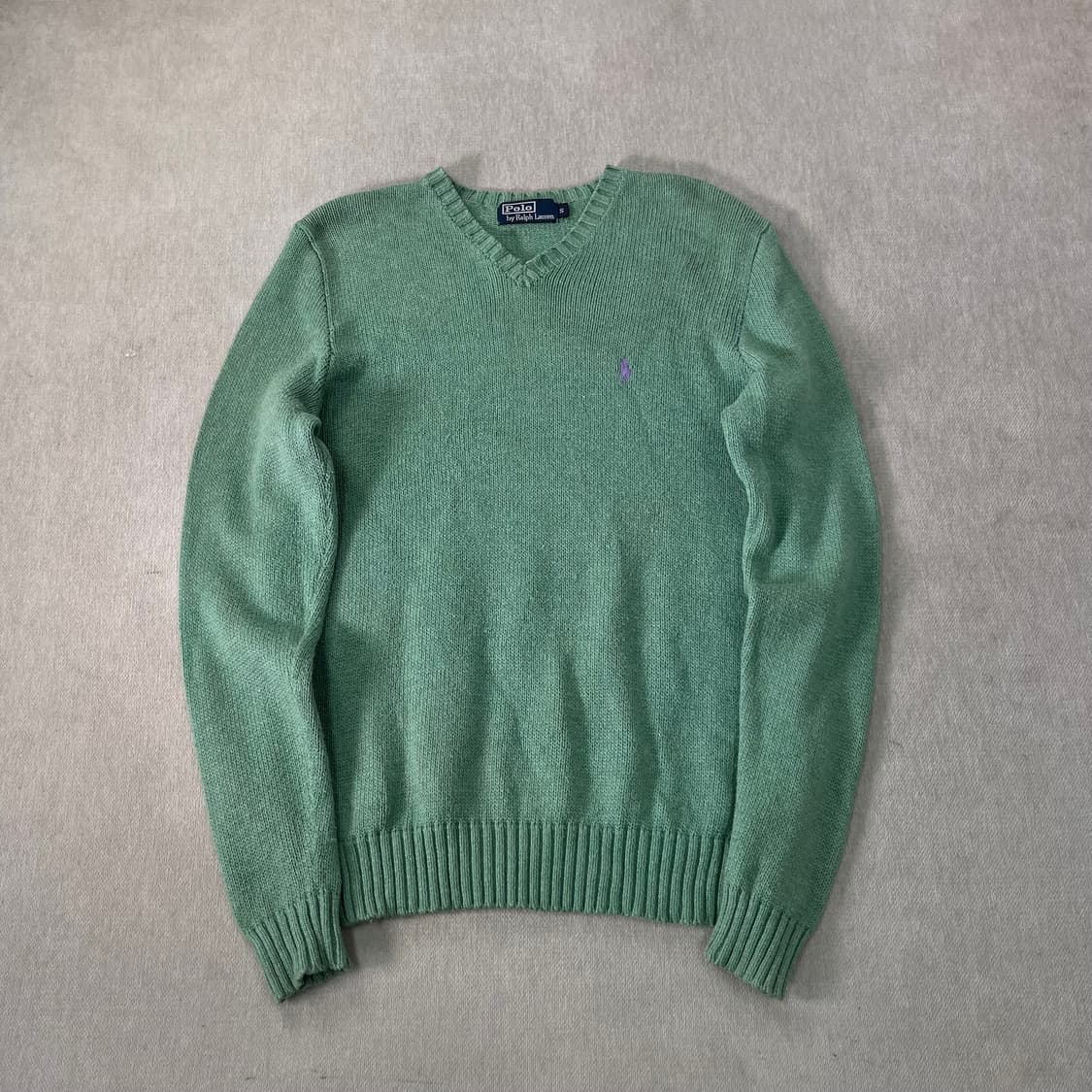 100 폴로랄프로렌 코튼 브이넥 니트 상품이미지1