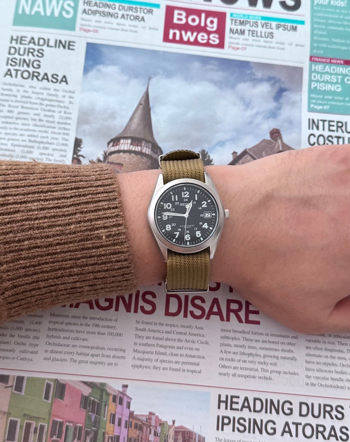 Seiko 세이코 쿼츠 미군 밀리터리 필드 1997 상품이미지8
