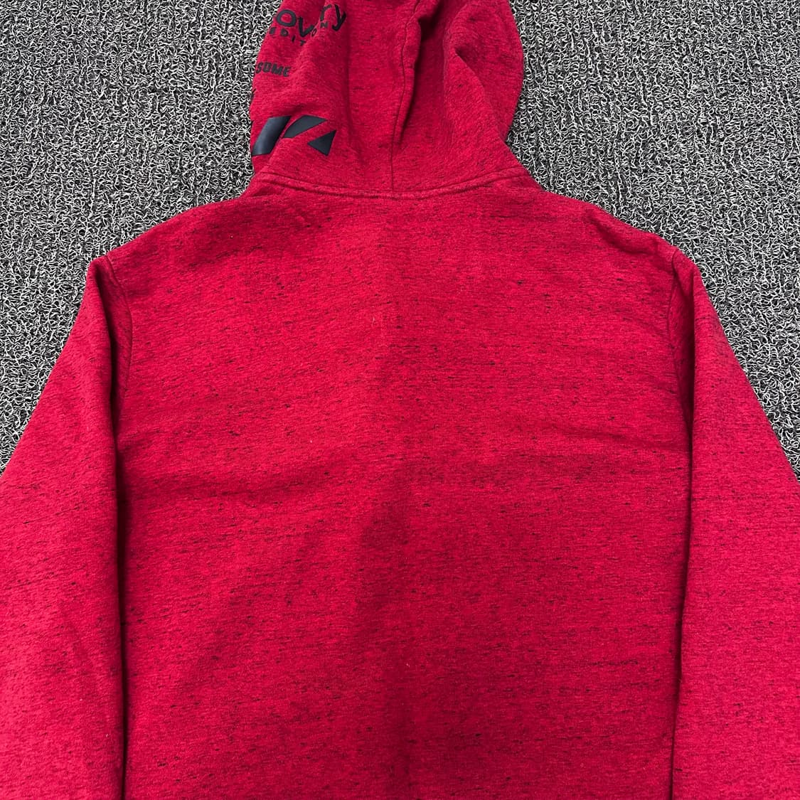 디스커버리 반집업 후드티셔츠 레드 105(XL) 상품이미지6