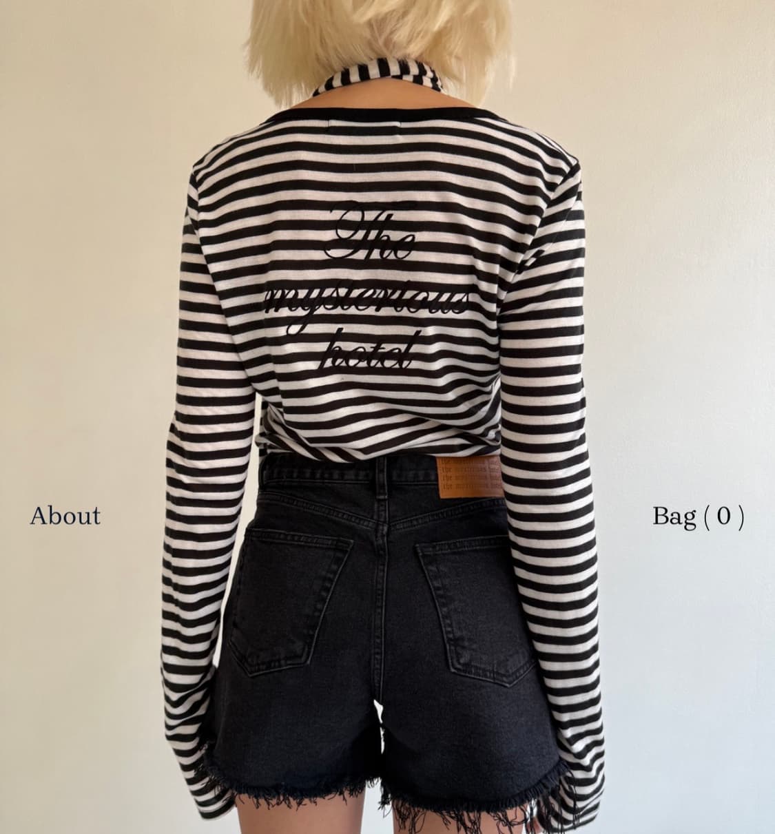 더미스테어스호텔 스트라이프 가디건 세트 상품이미지5