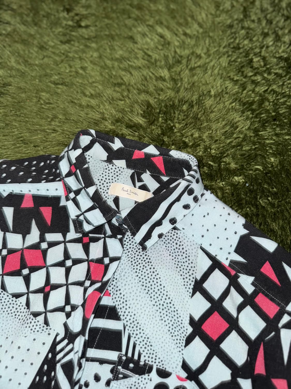 Paul Smith 폴스미스 Made in Japan 콜라쥬 프린트 셔츠 상품이미지3