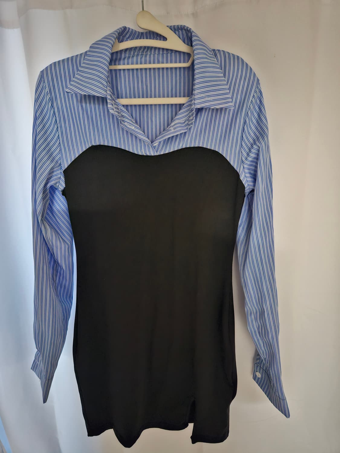 빅사이즈 셔츠트임원피스 상품이미지3