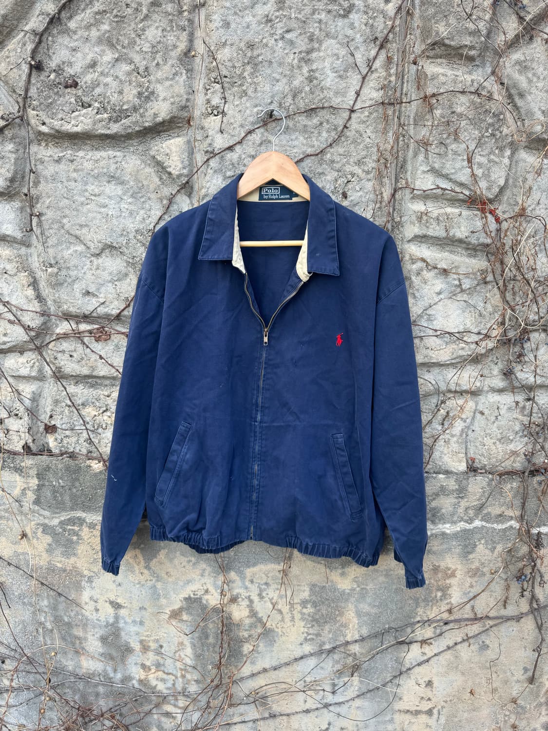 폴로 랄프로렌 빈티지 스윙톱 바라쿠타 자켓 네이비 L 상품이미지1