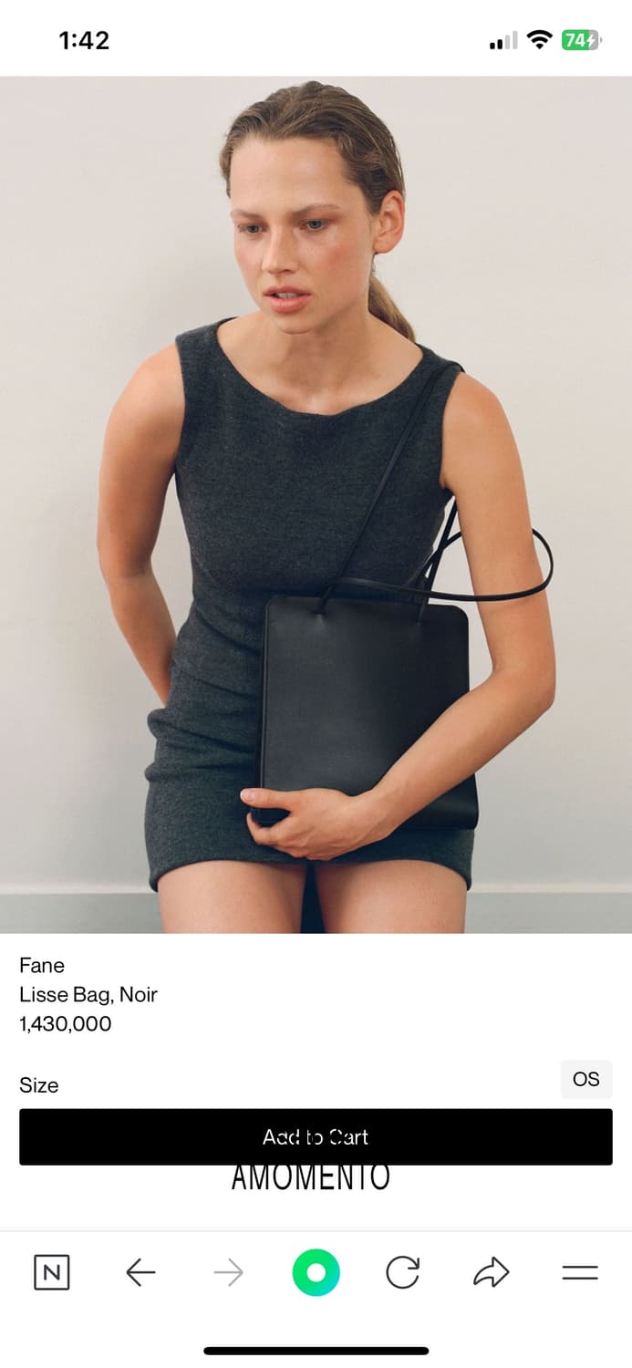 Fane 가방 블랙 새상품 상품이미지2