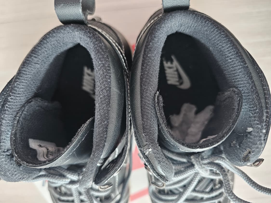 나이키 덩크 하이 컴포트 블랙 265 상품이미지2