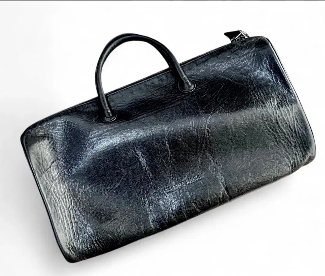 헬무트랭 레더 미니보스톤 핸드백 y2k 상품이미지1