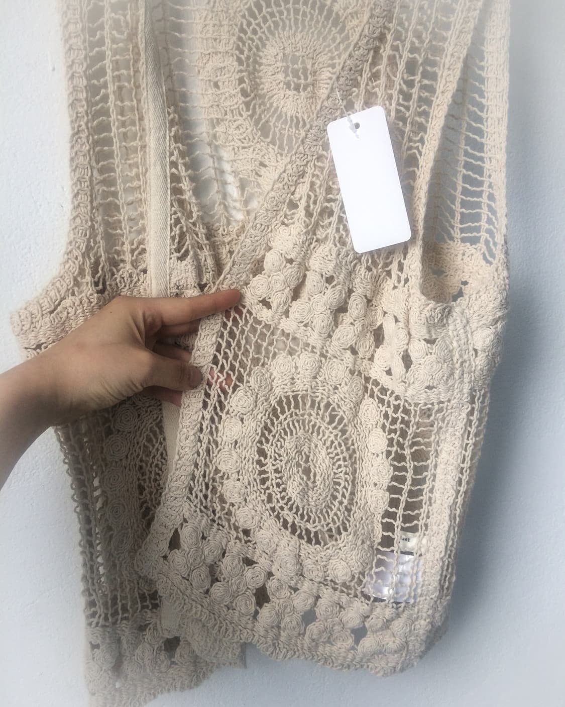 Crochet open vest 상품이미지3